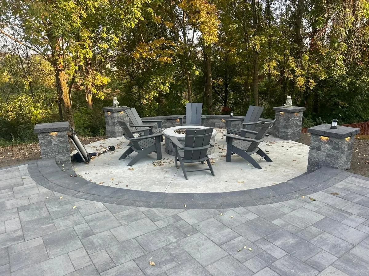 Full backyard transformation Waterford NY — Capital Land Companies